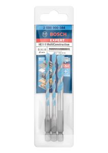 Bosch Expert HEX-9 Çok Amaçlı Matkap Ucu 3'lü Set 2608900584
