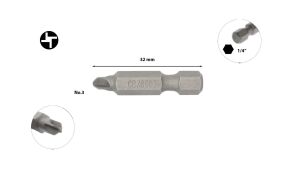 Ceta Form Torq-Set Uçlu Bits No 3 x 32mm CB/860303 