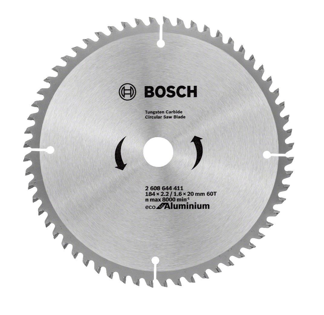 Bosch 184*20 mm 60 Diş Ekonomik Alüminyum Daire Testere 2608644411