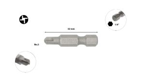 Ceta Form Torq-Set Uçlu Bits No 5 x 32mm CB/860305