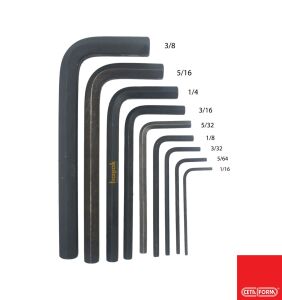 Ceta Form 1/16'' - 3/8'' Inch Allen Takımı 9 Parça LT/9AF