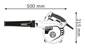 Bosch GBL 800 E Hava Üfleme ve Vakum Makinesi 0601980420