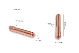 TD0003-20 2 mm Fındık Collet-Pens Tig 9-20 Trafimet