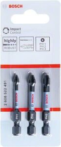 Bosch ImpactC Yıldız Bits Ucu PH1/2/3 50mm 3'lü 2608522491