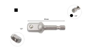 Ceta Lokma Adaptörü 1/2'' - 1/4'' x 50mm BT/7030