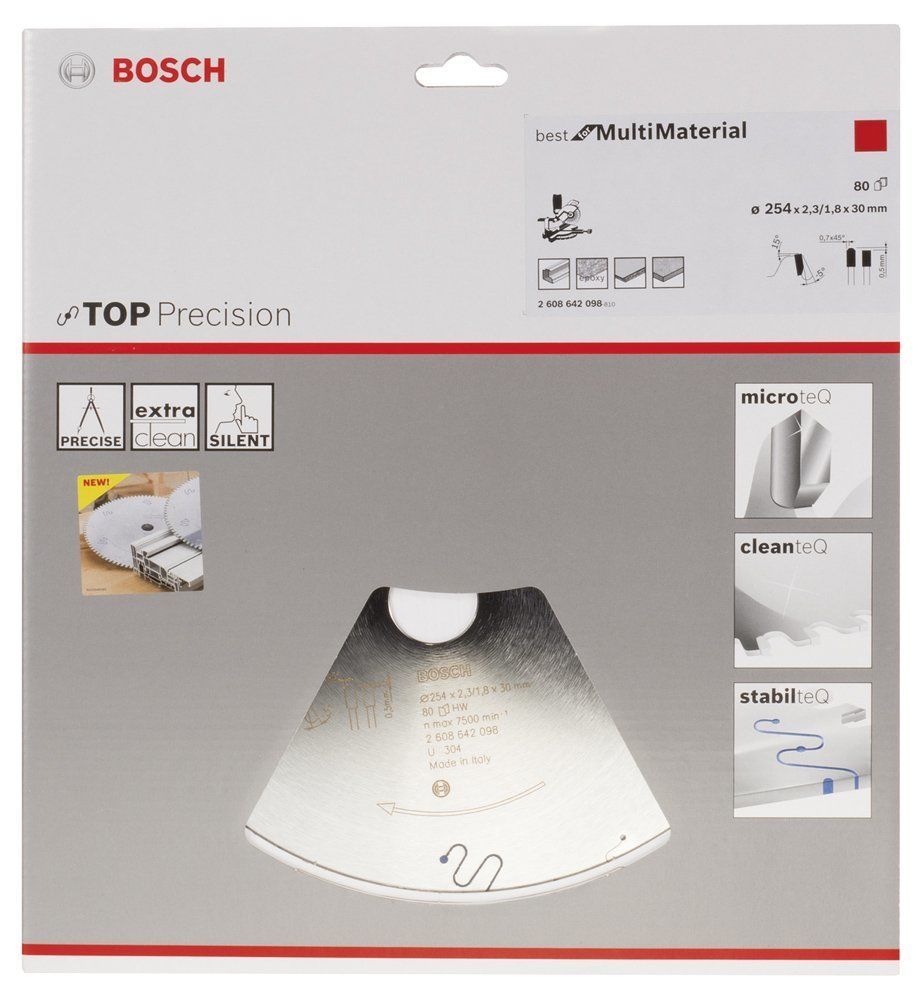Bosch Farklı Malzeme Kesimi için Daire Testere 254*30 mm 80 Diş Best M.Material 2608642098
