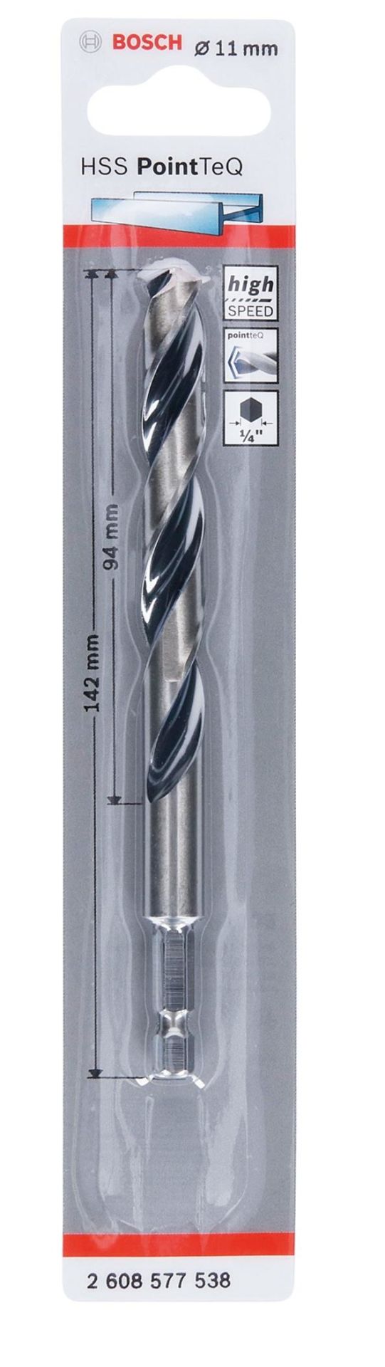 PoinTeQ 11mm 1/4 Adap. Metal Matkap Ucu 1'li 2608577538 Bosch