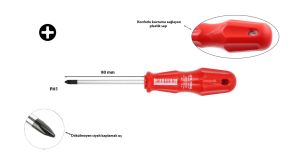 Ceta Form PH1 x 80 mm Yıldız Tornavida 4200/51M