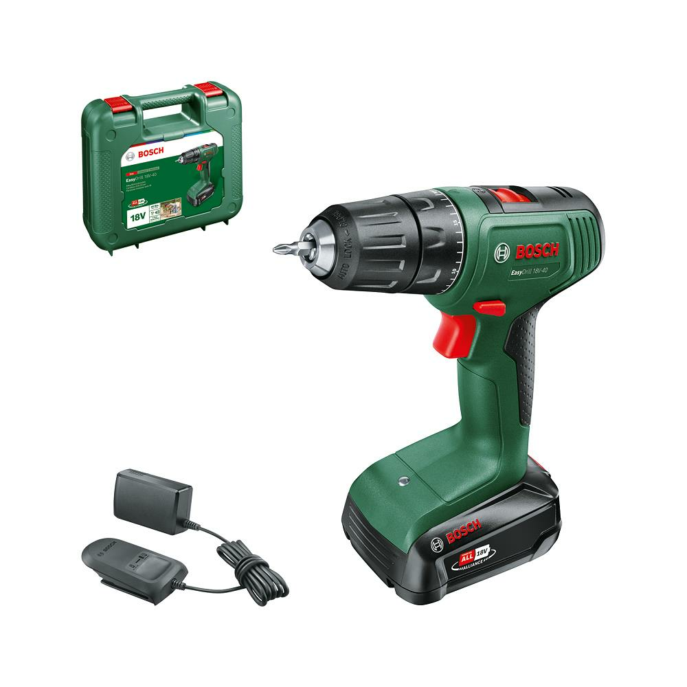 Bosch EasyDrill 18V-40 Çift Akülü Vidalama 2x2 Ah 06039D8005