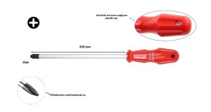 Ceta Form PH4 x 200 mm Yıldız Tornavida 4200/106M