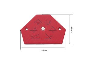 Würth Mıknatıslı Kaynakçı Gönyesi 96x64mm