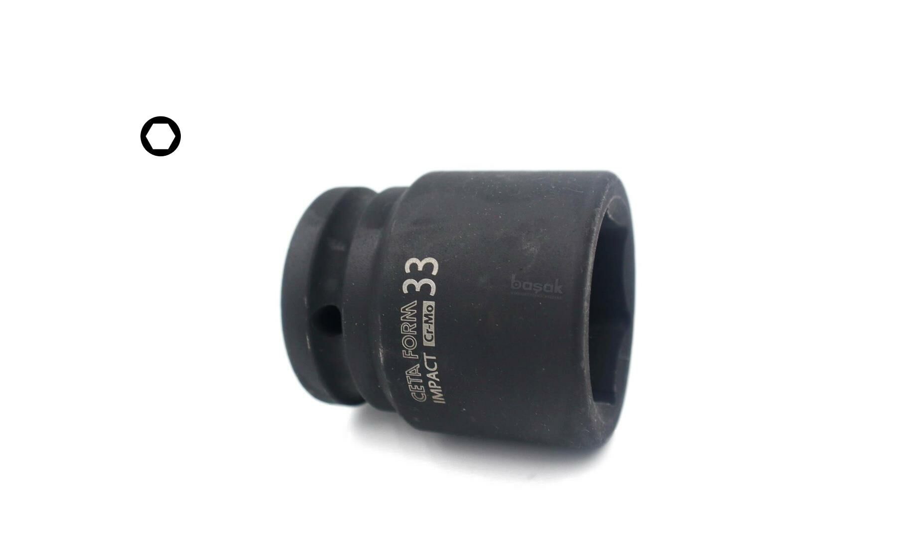 Ceta Form 33 mm 3/4” 6 Köşe Havalı Lokma Anahtar C72-H33