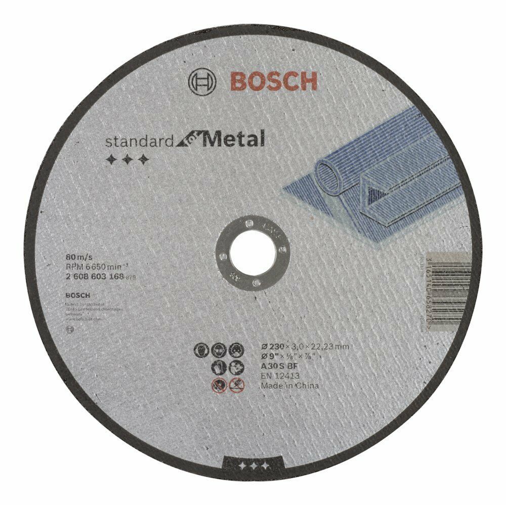 Bosch 230x3 mm Standart Metal Kesme Taşı Düz 2608603168