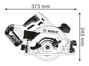 Bosch GKS 18V-57 G Akülü Daire Testere (Akü ve Şarj Yoktur) 06016A2101