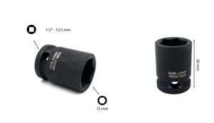 Ceta Form 15 mm 1/2” 6 Köşe Havalı Lokma Anahtar C62-H15