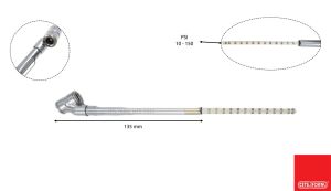 Ceta Form 10 - 120 psi Lastik Hava Basınç Ölçer (Otomobiller için) N23-0831