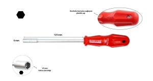 Ceta Form 6 mm Lokma Tornavida 1306M