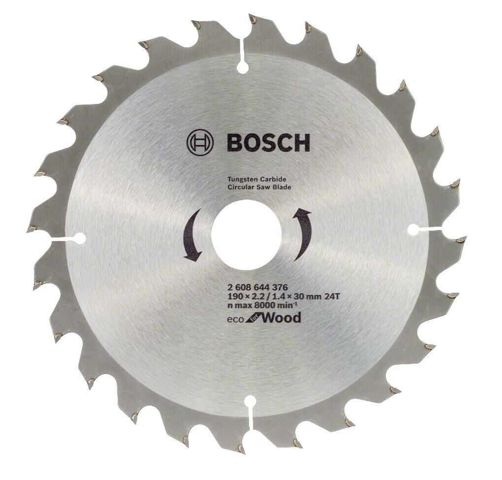 Bosch Ekonomik 190*30 mm 24 Diş Ahşap Daire Testere Bıçağı 2608644376