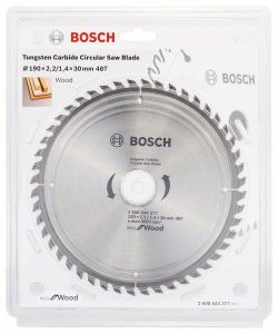 Bosch Eco 190*30mm 48 Diş Ahşap Daire Testere Bıçağı 2608644377