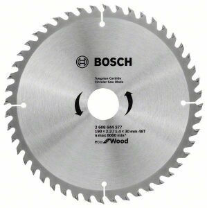 Bosch Eco 190*30mm 48 Diş Ahşap Daire Testere Bıçağı 2608644377