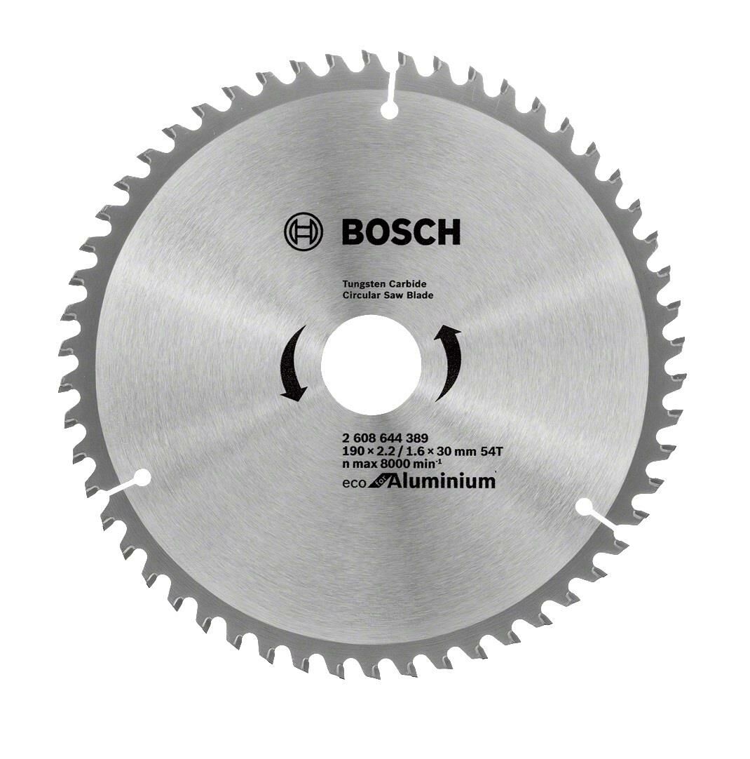 Bosch 190*30mm 54 Diş Ekonomik Alüminyum Daire Testere 2608644389