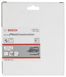 Tuğla, Ahşap, Fiber, Sıva, Fayans İçin 108 mm Panç BOSCH 2608580761