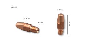 M8 0,8 mm Gazaltı Kaynak Kontak Memesi Alüminyum Tel İçin MD0005/58