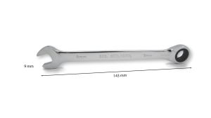 Ceta Form 9 mm Cırcırlı Kombine Anahtar B05-09