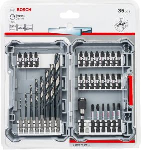 Bosch Impact HSS 35 Parça Karışık Set 1/4'' Altıgen Matkap Ucu 2608577148