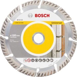 Bosch 180mm Genel Yapı Malzemeleri İçin Elmas Kesme Diski 2608615063