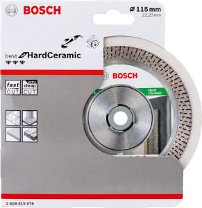 Bosch 115mm  Sert Seramikler İçin Elmas Kesme Diski Best Serisi 2608615076