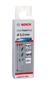 Bosch HSS PointeQ 3,2 mm Metal Matkap Ucu 10'lu 2608577200