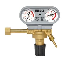 Yıldız 5351S CO2 Karbondioksit 0-10 Bar Basınç Düşürücü Saat