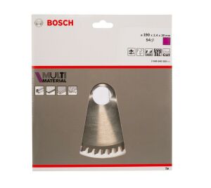 Bosch Multi Material 190*30 mm 54 Diş Elmas Daire Testere Bıçağı 2608640509