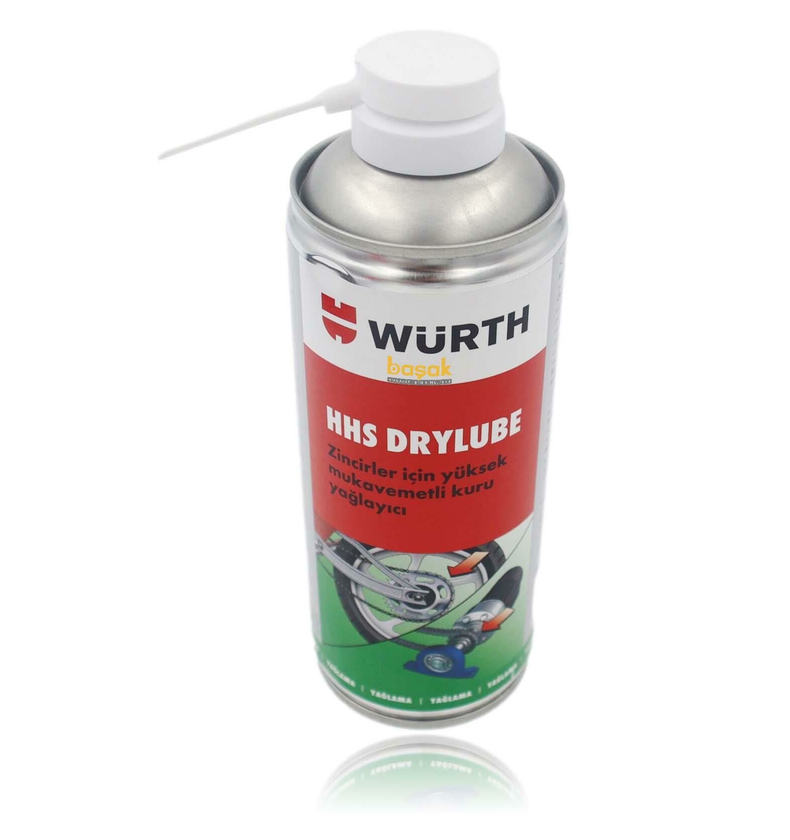 Würth HHS Drylube Kuru Zincir Yağlama Spreyi 400 ml 08931066