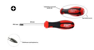 Ceta Form PH1 x 80 mm Yıldız Tornavida F14-001-080