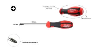 Ceta Form PH1 x 100 mm Yıldız Tornavida F14-001-100