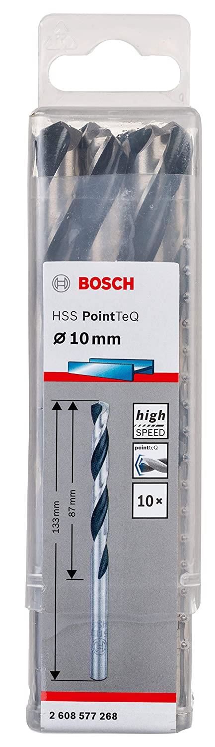 Bosch HSS PointeQ 10 mm 10'lu Metal Matkap Ucu 2608577268