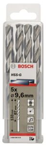 Bosch HSS-G 9,6x133 mm Metal Matkap Ucu 5'li Paket 2608585519