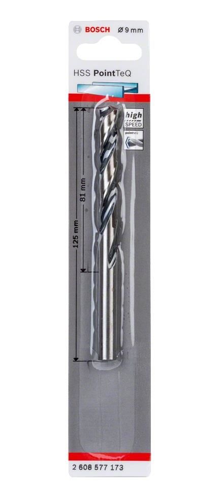 Bosch HSS PointeQ 9 mm 1'li Metal Matkap Ucu 2608577173