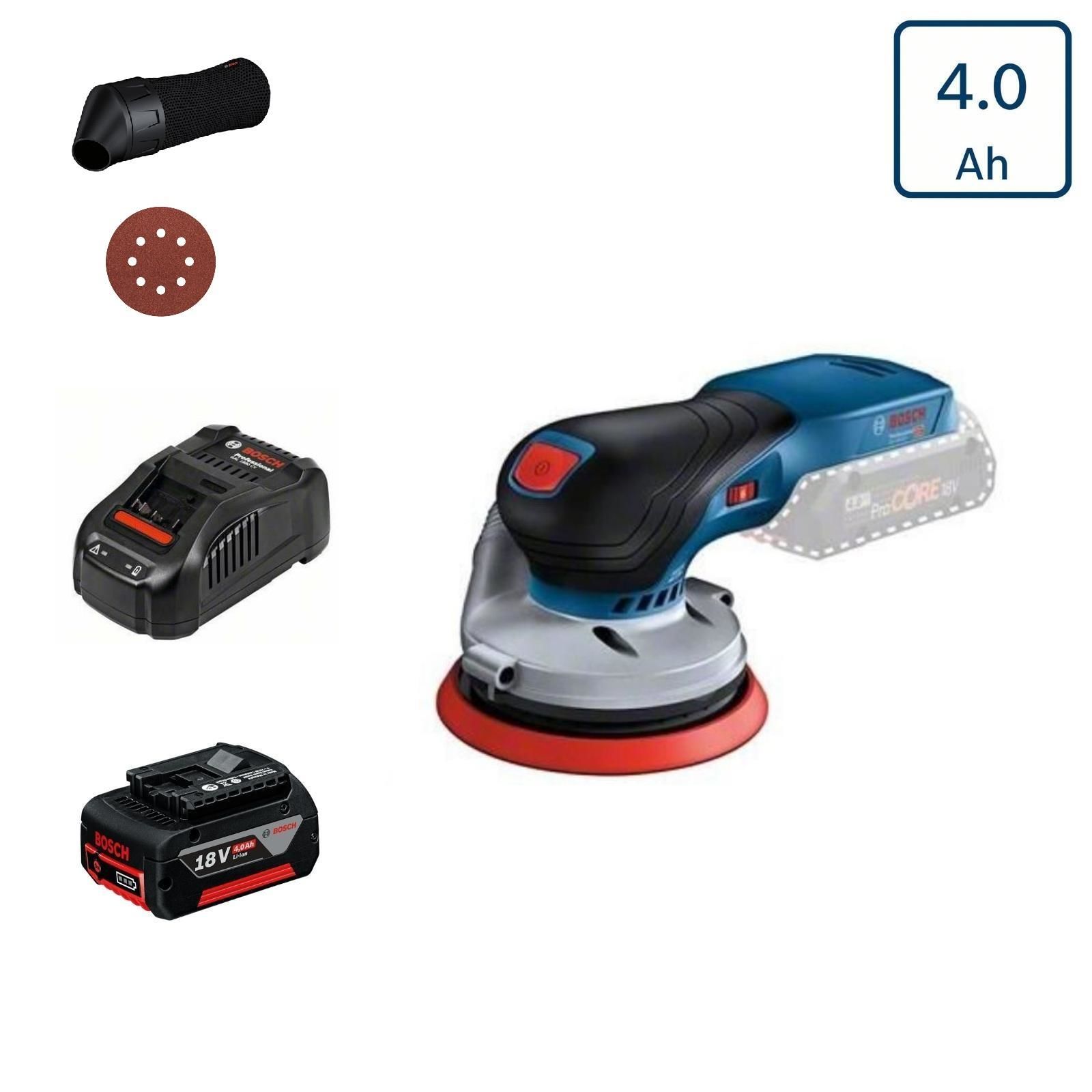 Bosch GEX 18V-125 Tek Akülü Zımpara Makinesi 4 Amper