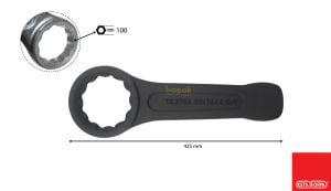 Ceta Form 100 mm Yıldız Darbeli (Çakma) Anahtar B24-100