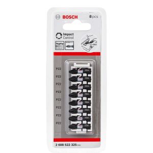 Bosch Impact 8'li PZ2 25 mm Yıldız Bits Ucu Seti 2608522325