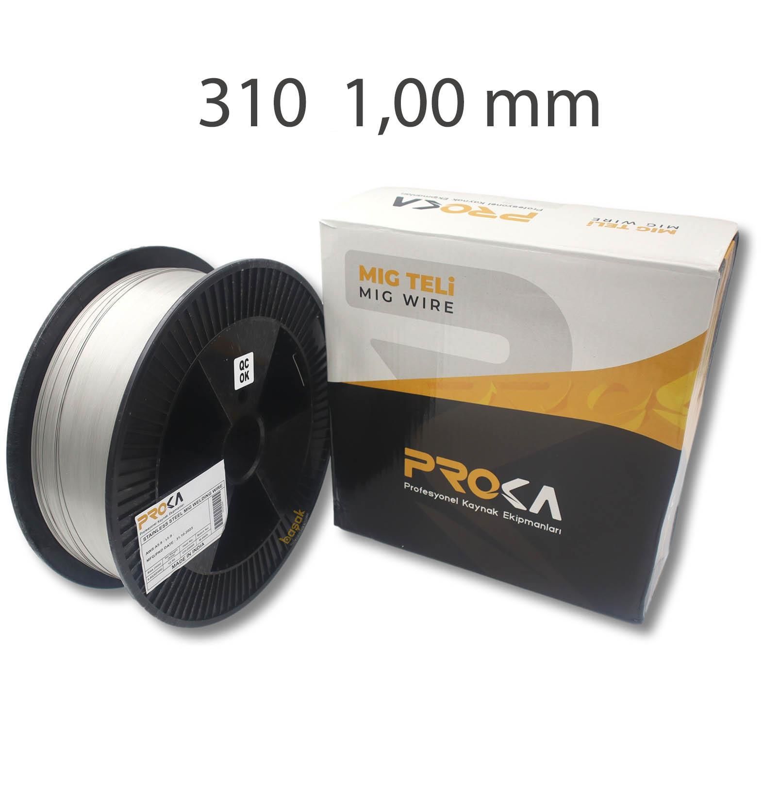 Proka ER 310 1,0 mm Mig-Gazaltı Paslanmaz Kaynak Teli 12,5kg