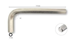Ceta Form 12 mm L Kısa Allen (Alyan) Anahtar L/12