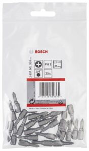 Bosch PH1 25 mm 25'li Yıldız Bits Uç ExtraHard 2607001510