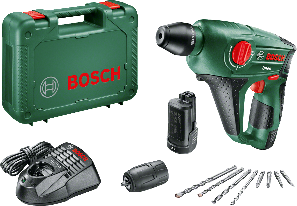 Bosch UNEO 12 LI 2,5 AH Kırıc Delici (Çift Akü) 060398400E
