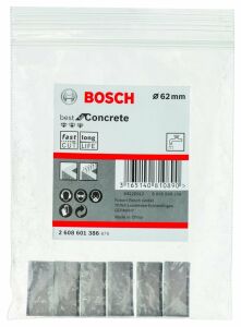 Bosch Karot Uç Segmanı 62 mm için 6 Parça 2608601386