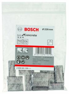 Bosch Karot Uç Segmanı 226 mm için 15 Parça 2608601398