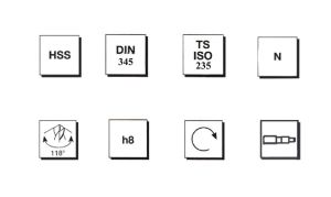 MTE 23,5 mm Mors Konik Saplı Matkap Ucu HSS (DIN 345)